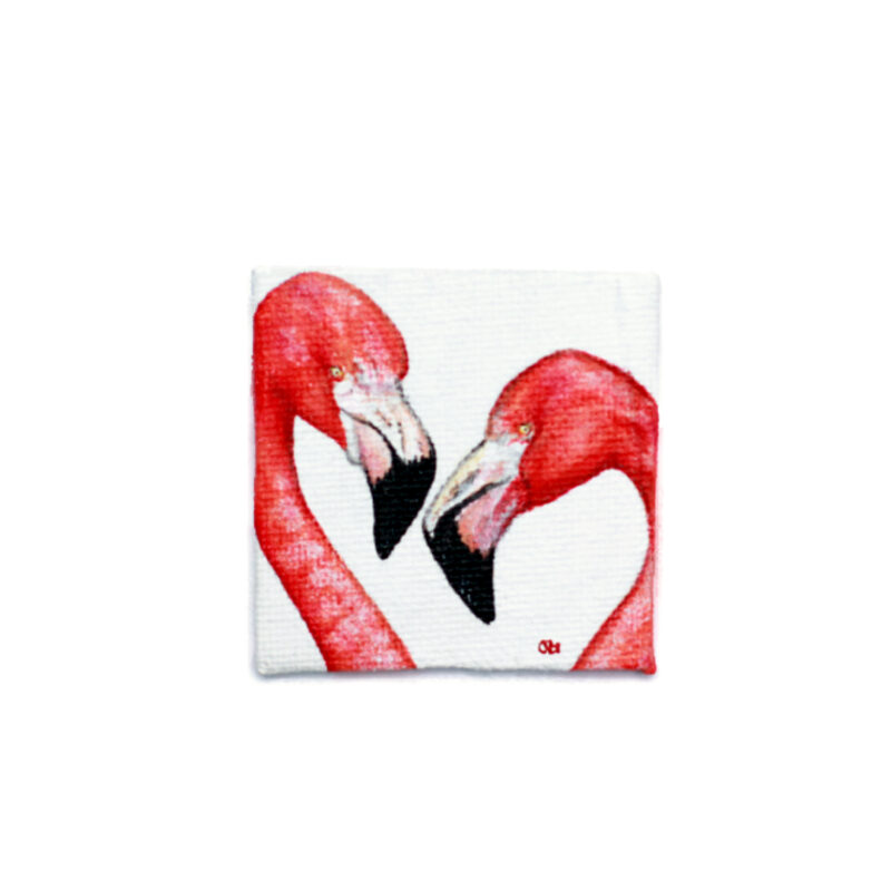 flamingo's acrylverf